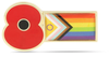 Royal British Legion sells rainbow poppy pride badge